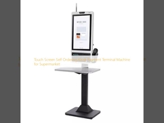 Máy cuối thanh toán Kiosk tự đặt hàng màn hình cảm ứng cho siêu thị