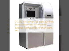 21.5 22 inch tự phục vụ đơn đặt hàng thanh toán màn hình cảm ứng kiosk thanh toán máy máy quét mã vạch kiosk cho chuỗi cửa hàng / nghỉ