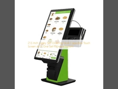 Kiosk tự phục vụ sảnh 21.5 inch Màn hình cảm ứng điện dung Tất cả trong một Hệ thống tự thanh toán