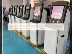máy atm tự phục vụ, máy in báo cáo, kiosk màn hình cảm ứng xoay, thanh toán ngoài trời