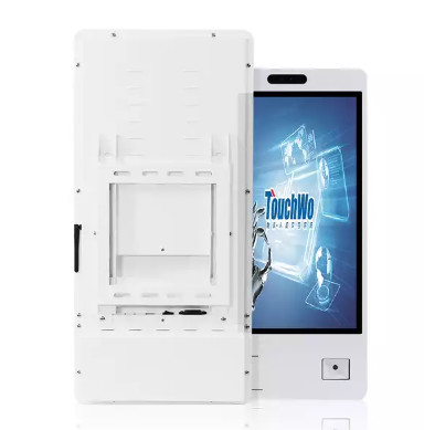 tự phục vụ đơn đặt hàng thanh toán màn hình cảm ứng máy quét mã vạch kiosk