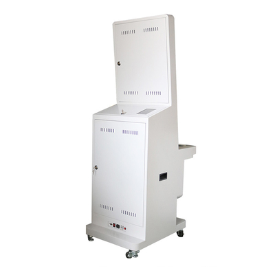 Máy rút thẻ màn hình cảm ứng đứng 32 inch Foor Máy đọc mã QR Kiosk bán vé tự phục vụ
