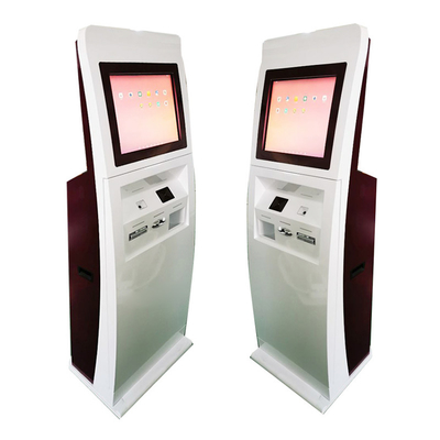 Màn hình cảm ứng 22 inch Kiosk tự thanh toán tiền mặt và máy nhận tiền xu