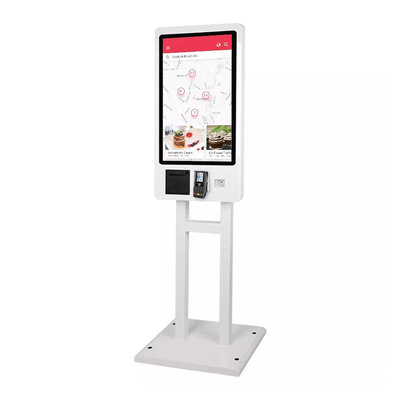 Hệ thống định vị màn hình cảm ứng 32 inch Kiosk tự thanh toán cho các nhà hàng thức ăn nhanh