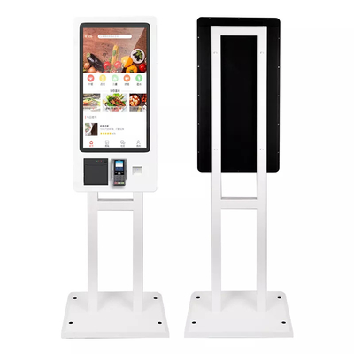 Hệ thống định vị màn hình cảm ứng 32 inch Kiosk tự thanh toán cho các nhà hàng thức ăn nhanh