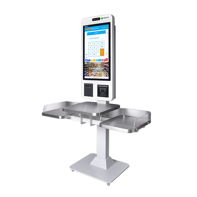 Tự phục vụ Đặt hàng Kiosk Thanh toán Hệ thống Pos Thu ngân Máy chấp nhận tiền mặt