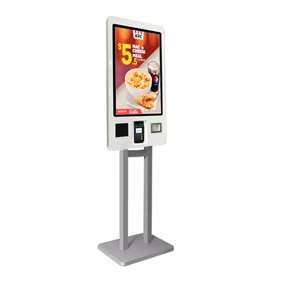 Máy tự thanh toán POS 21,5 inch Máy thanh toán tự phục vụ Kiosk đặt hàng cho KFC