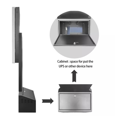 Đứng một mình Tự đặt vé Kiosk Máy dịch vụ Máy in vé thanh toán Bảng điều khiển máy tính