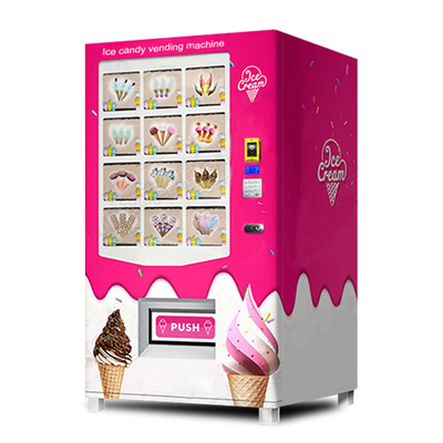 Máy bán hàng tự động 22 inch Kiosk cho đồ uống có kem 540 đơn vị