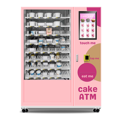 Máy bán hàng tự động Cupcake tự động Kiosk Tự thanh toán cho siêu thị