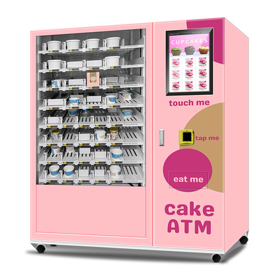 Máy bán hàng tự động Cupcake tự động Kiosk Tự thanh toán cho siêu thị