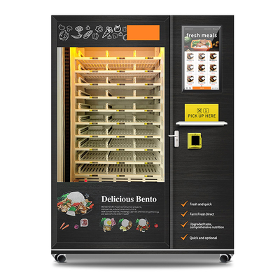 Máy bán thức ăn nóng tự động Kiosk tự phục vụ thực phẩm đông lạnh