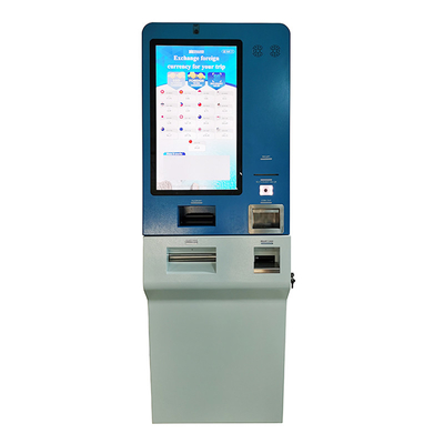 Quy đổi tiền tệ tiêu chuẩn Kiosk tiền xu cho máy tự phục vụ ngân hàng
