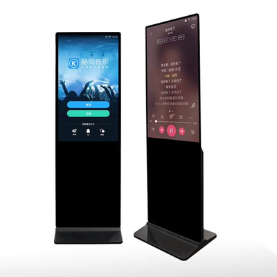 Khung siêu hẹp Màn hình LCD biển báo kỹ thuật số trong nhà hoặc màn hình cảm ứng