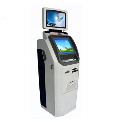 Máy Atm màn hình kép Thanh toán hóa đơn ngân hàng cho tiền mặt và tiền mặt