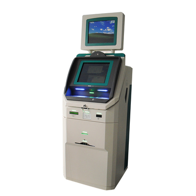 Máy Atm màn hình kép Thanh toán hóa đơn ngân hàng cho tiền mặt và tiền mặt