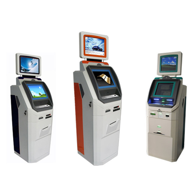 Máy Atm màn hình kép Thanh toán hóa đơn ngân hàng cho tiền mặt và tiền mặt