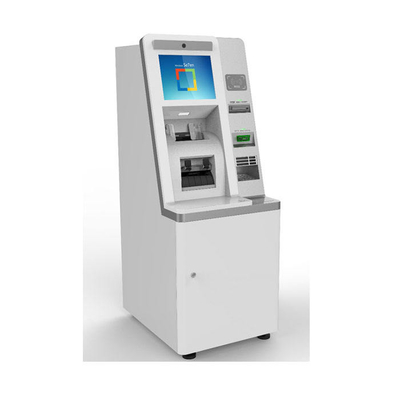 Máy thu đổi ngoại tệ màn hình 220V 17 '' Kiosk ATM có máy nhận và rút tiền mặt