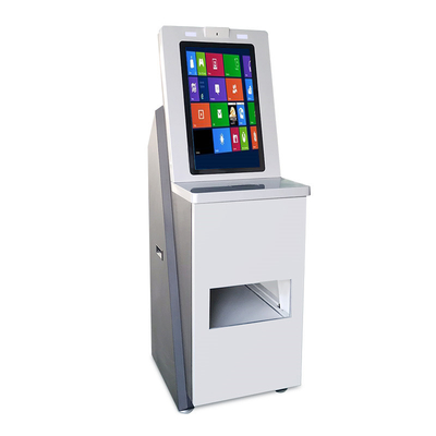 Màn hình cảm ứng máy tính 19 inch Bàn phím thẻ phân phối thanh toán tự phục vụ Kiosk