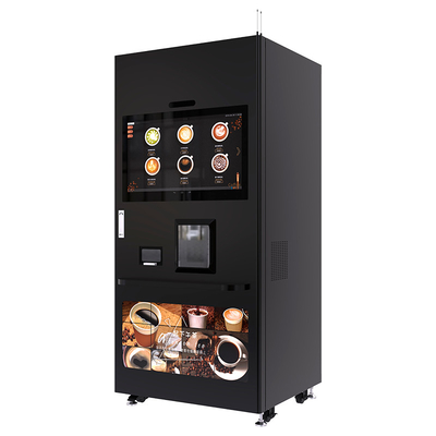 Máy bán cà phê với ly cà phê lạnh và nóng 32 inch