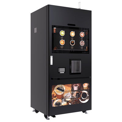Máy bán cà phê với ly cà phê lạnh và nóng 32 inch