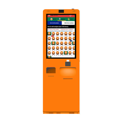 chạm vào kiosk tự đặt hàng với máy bán vé cho nhà hàng