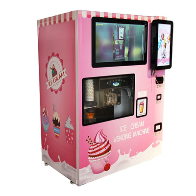 Máy bán kem tự phục vụ tự động Kiosk tự thanh toán