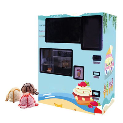 Máy bán kem tự phục vụ tự động Kiosk tự thanh toán