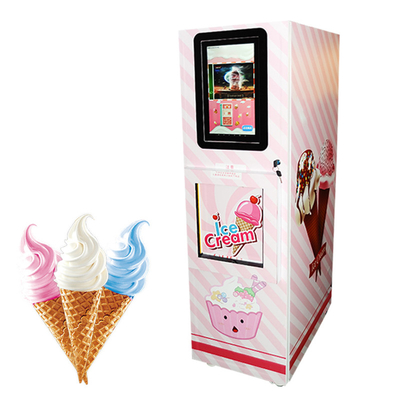 Máy bán kem tự phục vụ tự động Kiosk tự thanh toán