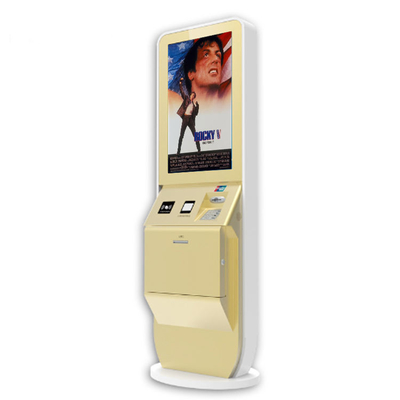 Máy kiosk thanh toán với máy quét mã vạch phân phối thẻ Đầu đọc NFC