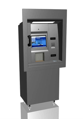 Máy gửi tiền ATM ngoài trời Máy gửi tiền tự động chuyển khoản 24 giờ