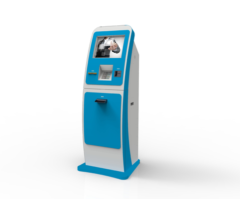 Màn hình cảm ứng đứng trên sàn Kiosk tự phục vụ Thanh toán