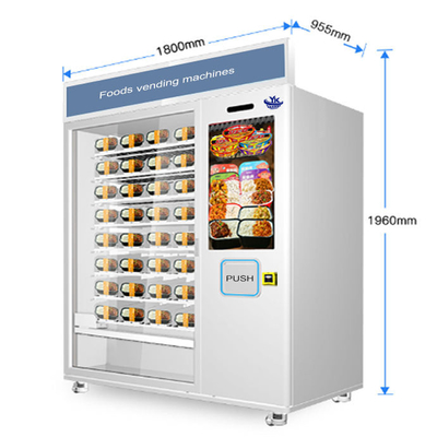 Kiosk máy bán hàng tự động có hoa văn tùy chỉnh cho hộp đồ uống thực phẩm