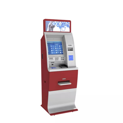 Màn hình cảm ứng Máy thanh toán tiền mặt kiosk tự phục vụ cho ngân hàng siêu thị