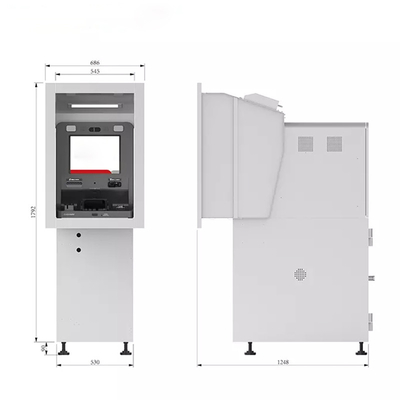 Giải pháp tự phục vụ Máy gửi tiền Atm Máy rút tiền mặt