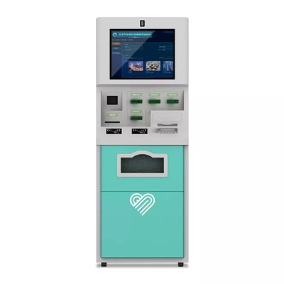 Red White 8ms 64GB ROM Máy rút tiền tự động Atm cho khách sạn