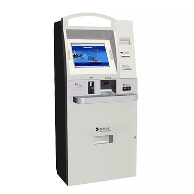Quán cà phê trong nhà Kiosk tự thanh toán với đầu đọc NFC của máy ảnh