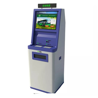 Quán cà phê trong nhà Kiosk tự thanh toán với đầu đọc NFC của máy ảnh