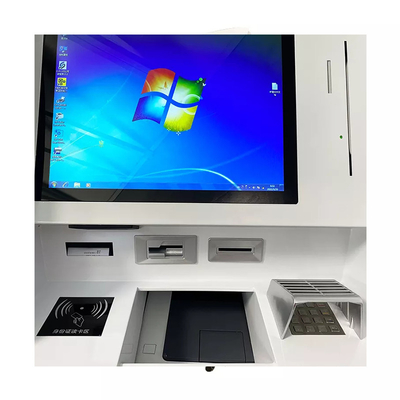 Máy thu đổi ngoại tệ Máy ATM Kiosk với bộ phận nhận và rút tiền mặt