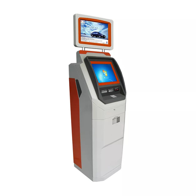CPU I3 120G Máy rút tiền ATM Màn hình cảm ứng kép Kiosk tự phục vụ
