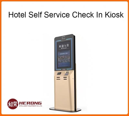 Khách sạn tự phục vụ Check In Kiosk 32 inch màn hình với cảm ứng 50nits