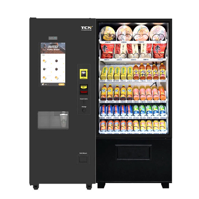 Máy bán cà phê trà nóng hoặc đá ngoài trời với màn hình thông minh 20 inch