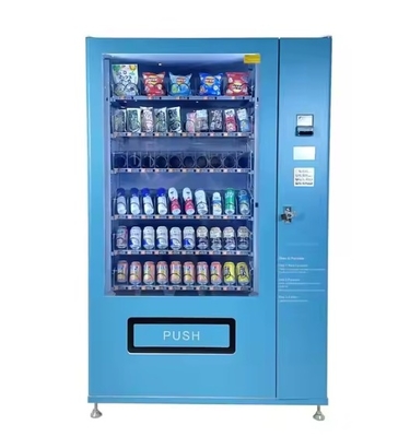 Máy bán hàng tự phục vụ cho thực phẩm 24 giờ trực tuyến Điện vận hành máy vận chuyển Kiosk