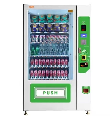 Máy bán hàng tự phục vụ cho thực phẩm 24 giờ trực tuyến Điện vận hành máy vận chuyển Kiosk