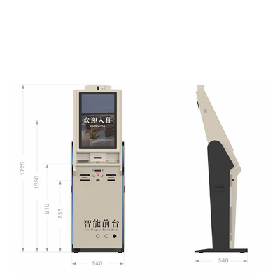 Vandal Proof Kiosk tự phục vụ 24 giờ Kiosk tự đặt hàng cho nhà hàng