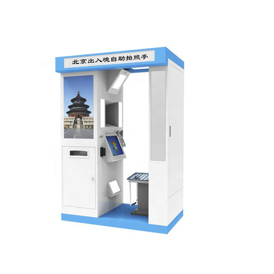 Kiosk ảnh tự phục vụ Intel G2030 Kiosk thanh toán không dùng tiền mặt cho thẻ ID giấy phép