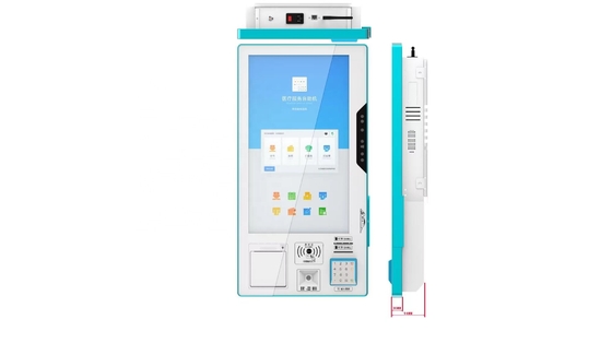 Màn hình cảm ứng Tự phục vụ Máy quét Máy in POS Kiosk Cho Thẻ ID Hộ chiếu