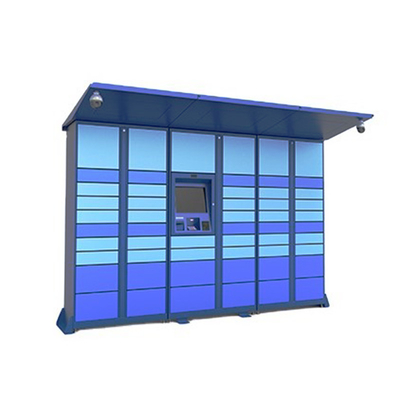 Nhận hàng tự phục vụ ngoài trời Kiosk bưu kiện gửi bưu kiện tủ khóa