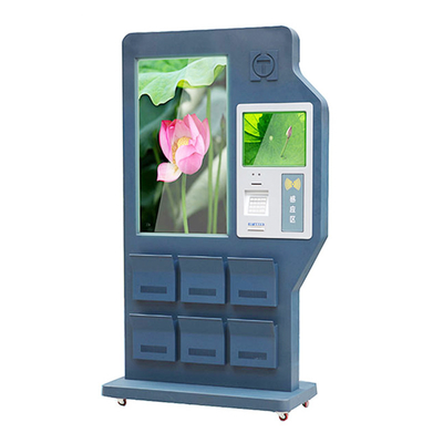 Bảng hiệu kỹ thuật số 65 inch Trung tâm mua sắm Kiosk Thức ăn ngoài trời Kiosk Quảng cáo Palyer
