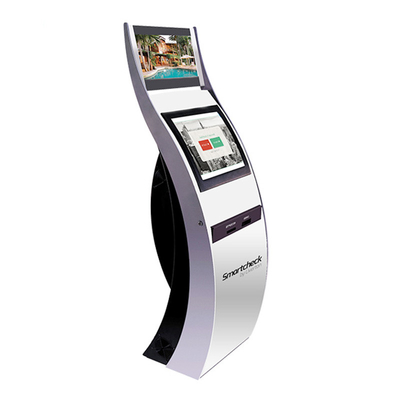 26 '' Ba màn hình SDK Kiosk tự phục vụ Kiosk kỹ thuật số ngoài trời cho ngân hàng